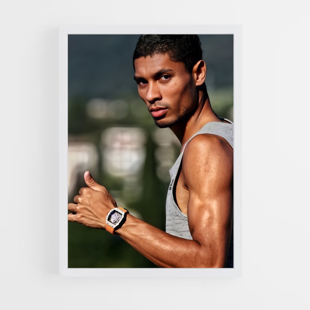 Poster Wayde de van – affiche Athlétisme (vue 3)